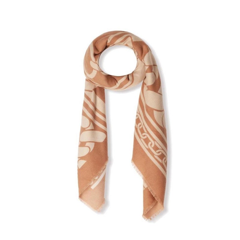 Liu.Jo Foulard chain bicolor 120×120 ecosostenibile Donna Ragazza