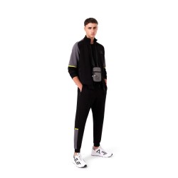 EA7 Emporio Armani Tuta Zip Intera Uomo Ragazzo Cotone Felpato